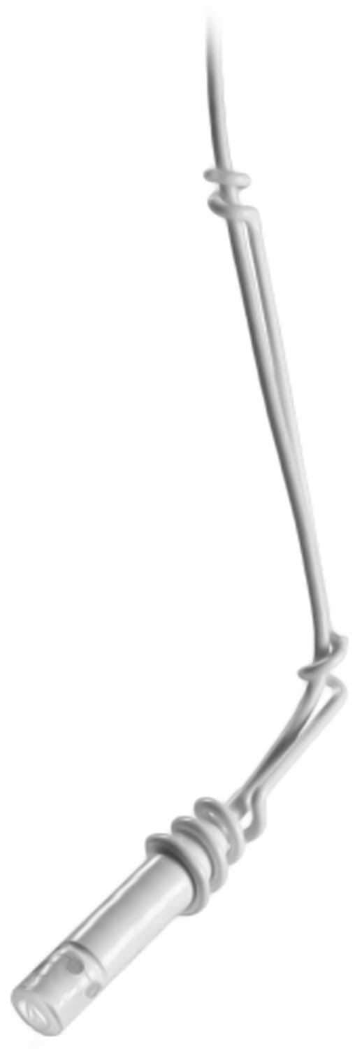 Audio-Technica PRO45W Cardioid Condenser Hanging Choir Microphone, White product photo