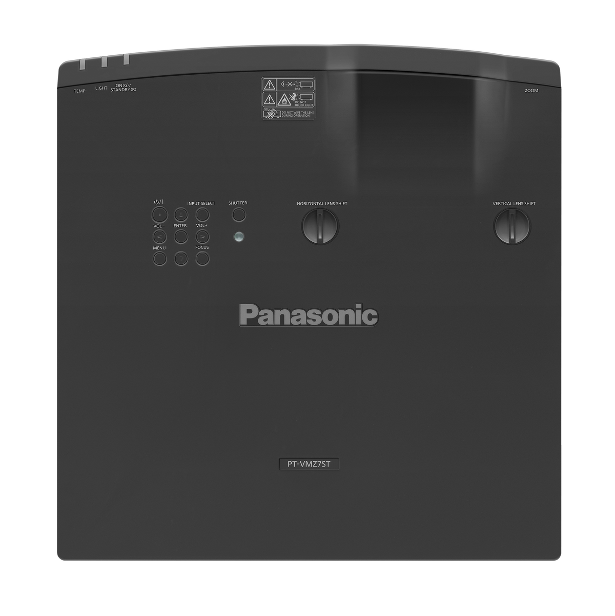 Panasonic PT-VMZ7STBU7: 7,000 Lumen WUXGA Laser LCD Projector with Short Throw Lens, Black