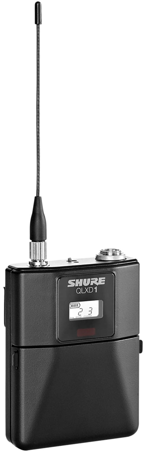 Shure QLXD1-H50 QLX-D digital wireless bodypack transmitter, additional product view 2
