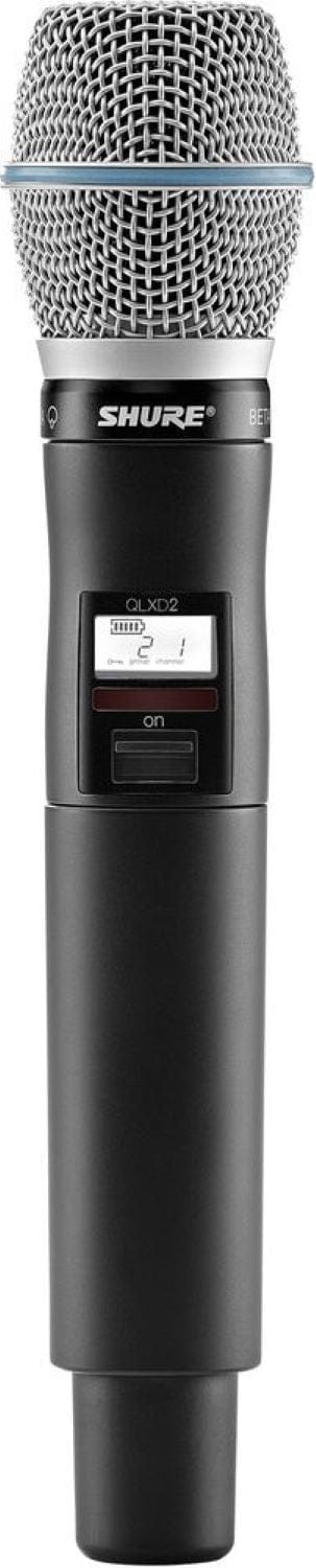 Shure QLXD2/B87A Handheld Transmitter with Beta 87A Capsule - X52 Band