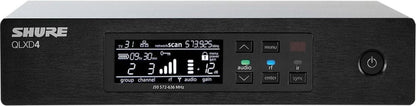 Shure QLXD4-H50 Wireless Microphone Digital Receiver - H50 Range