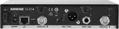 Shure QLXD4-X52 Wireless Microphone Digital Receiver - X52 Range