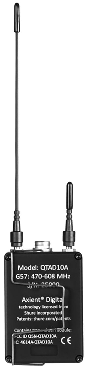 Shure Axient QTAD10A Q5X AquaMic - G57 Band