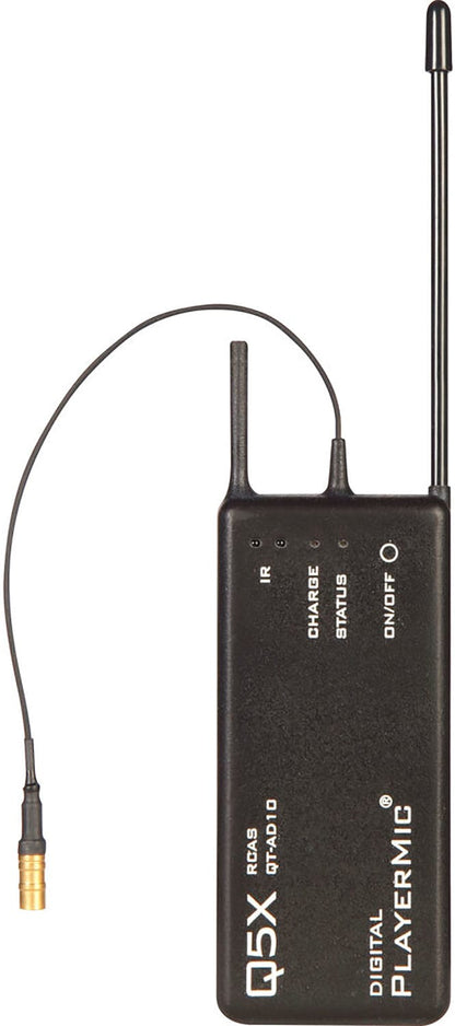 Shure QTAD10P=-G56 AD10P PlayerMic Transmitter - 470-636 MegaHertz