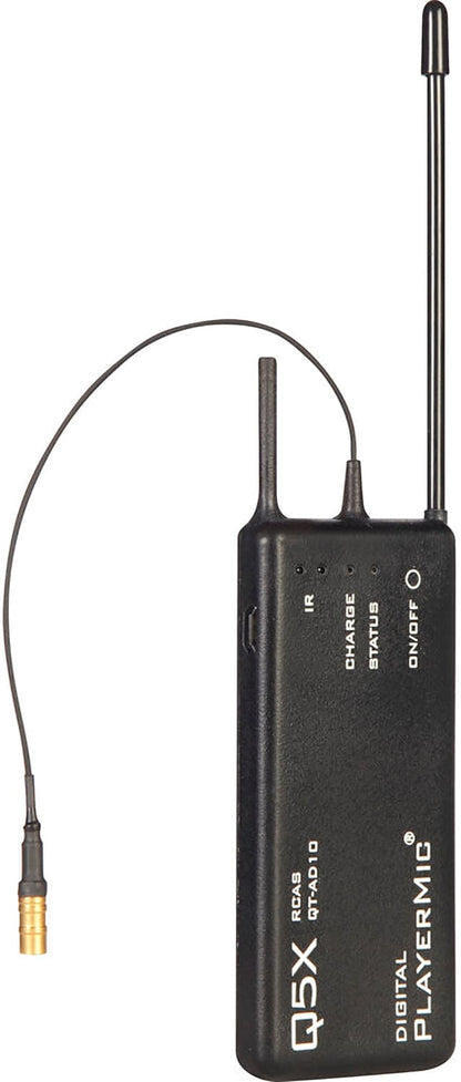 Shure QTAD10P=-K55 AD10P PlayerMic Transmitter - 606-694 MegaHertz
