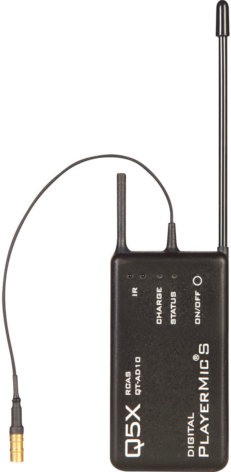 Shure QTAD10PS=-G56 AD10PS PlayerMic Short Transmitter - 470-636 MegaHertz