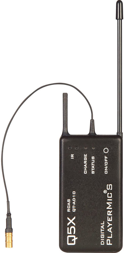 Shure QTAD10PS=-G56 AD10PS PlayerMic Short Transmitter - 470-636 MegaHertz