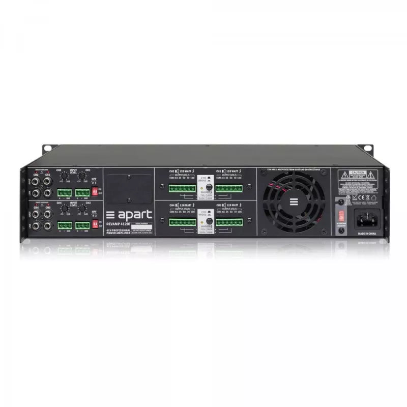 Biamp REVAMP4120T 4ch Power Amp, view 2