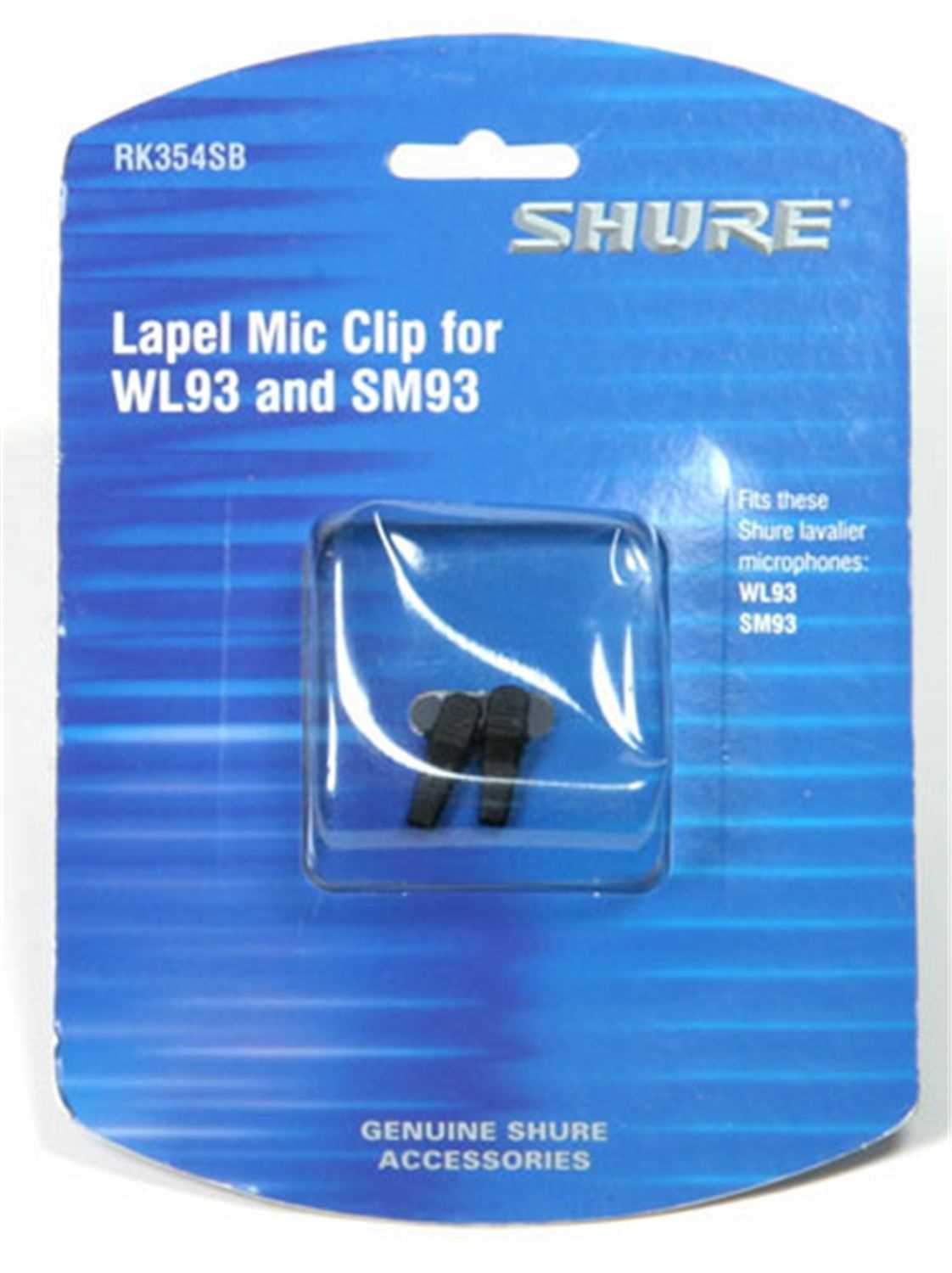 Shure Lavalier Clips for WL93 & SM93 Microphones