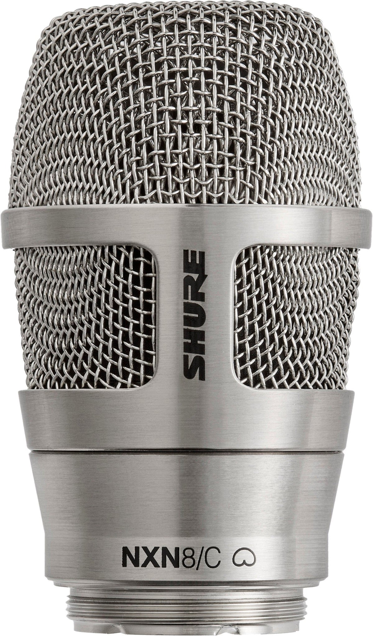Shure RPW202 Nexadyne 8/C cardioid dynamic wireless capsule in nickel, product view