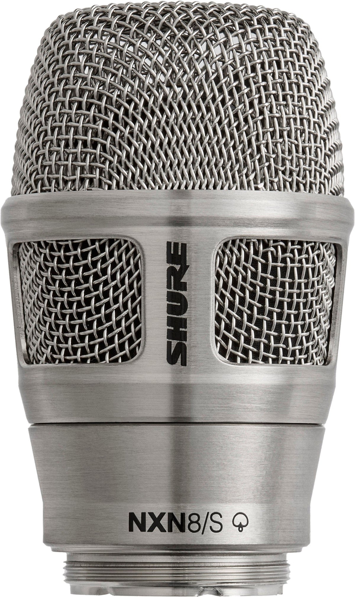 Shure RPW206 Nexadyne 8/S supercardioid dynamic wireless capsule in nickel, product view