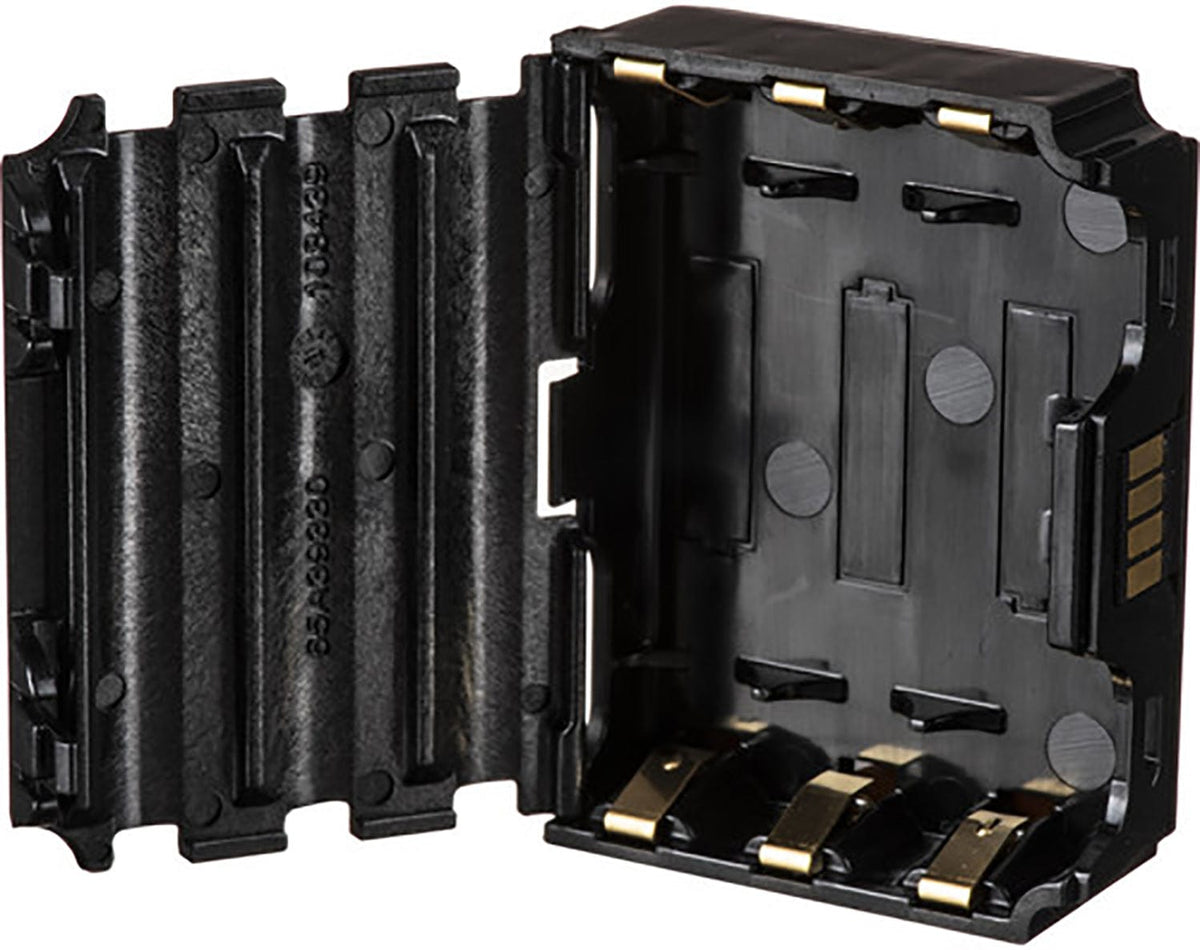 Shure SB913 battery sled installed in ADX1 transmitter body