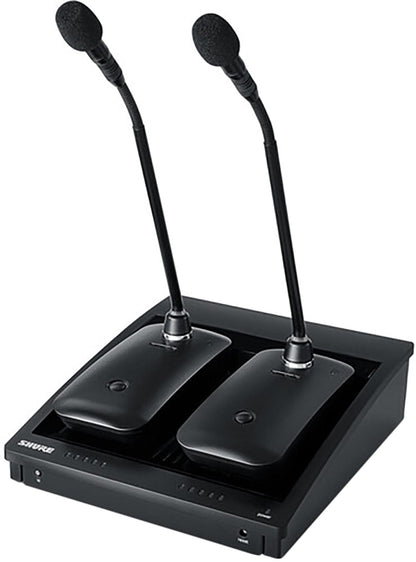 Shure SBC250 2-Bay Networked Charging Station for ULXD6 or ULXD8 Transmitters
