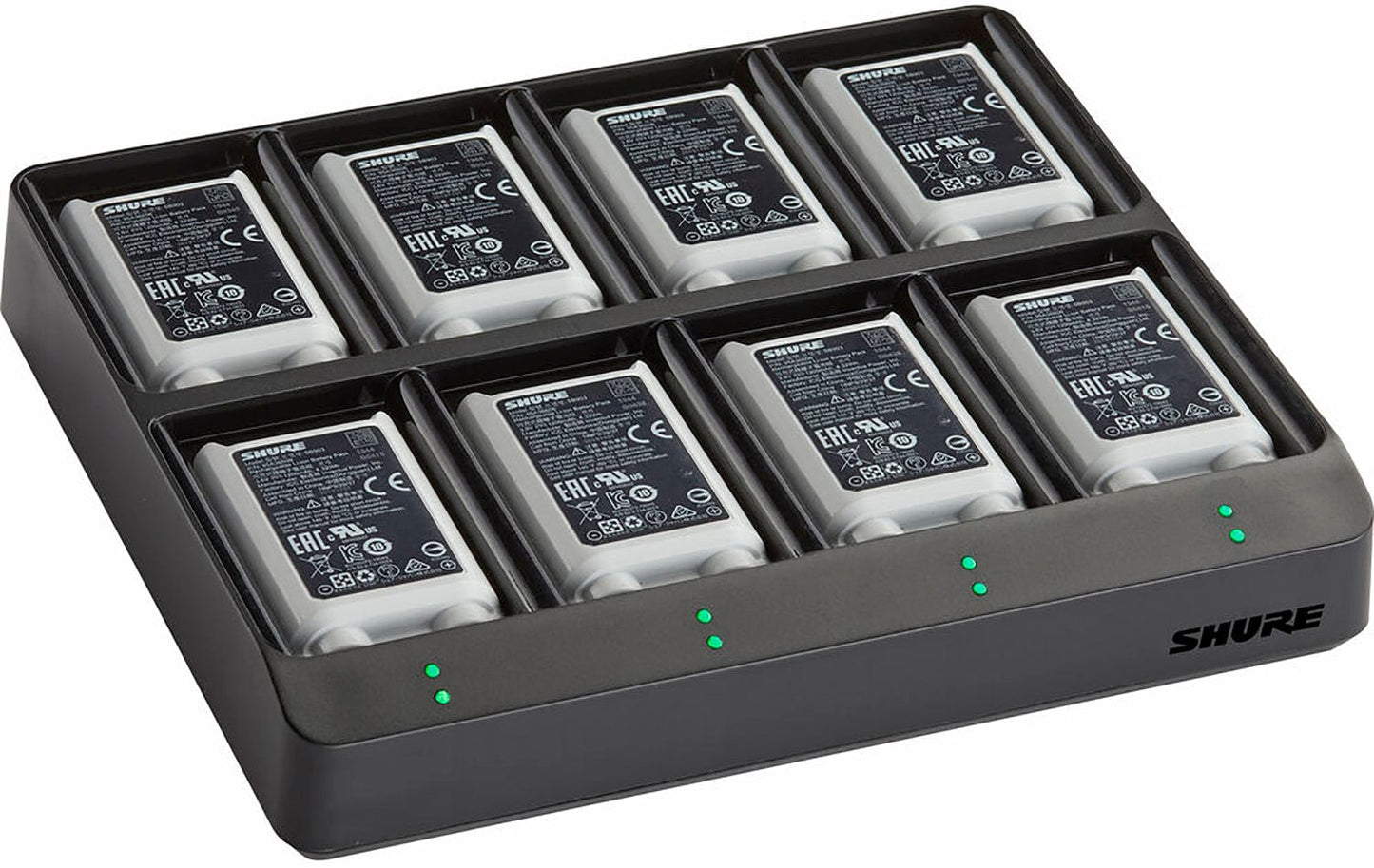 Shure SBC80-903 8-bay Charging Station for 8x SB903 Li-Ion Batteries with PS60US Power Supply