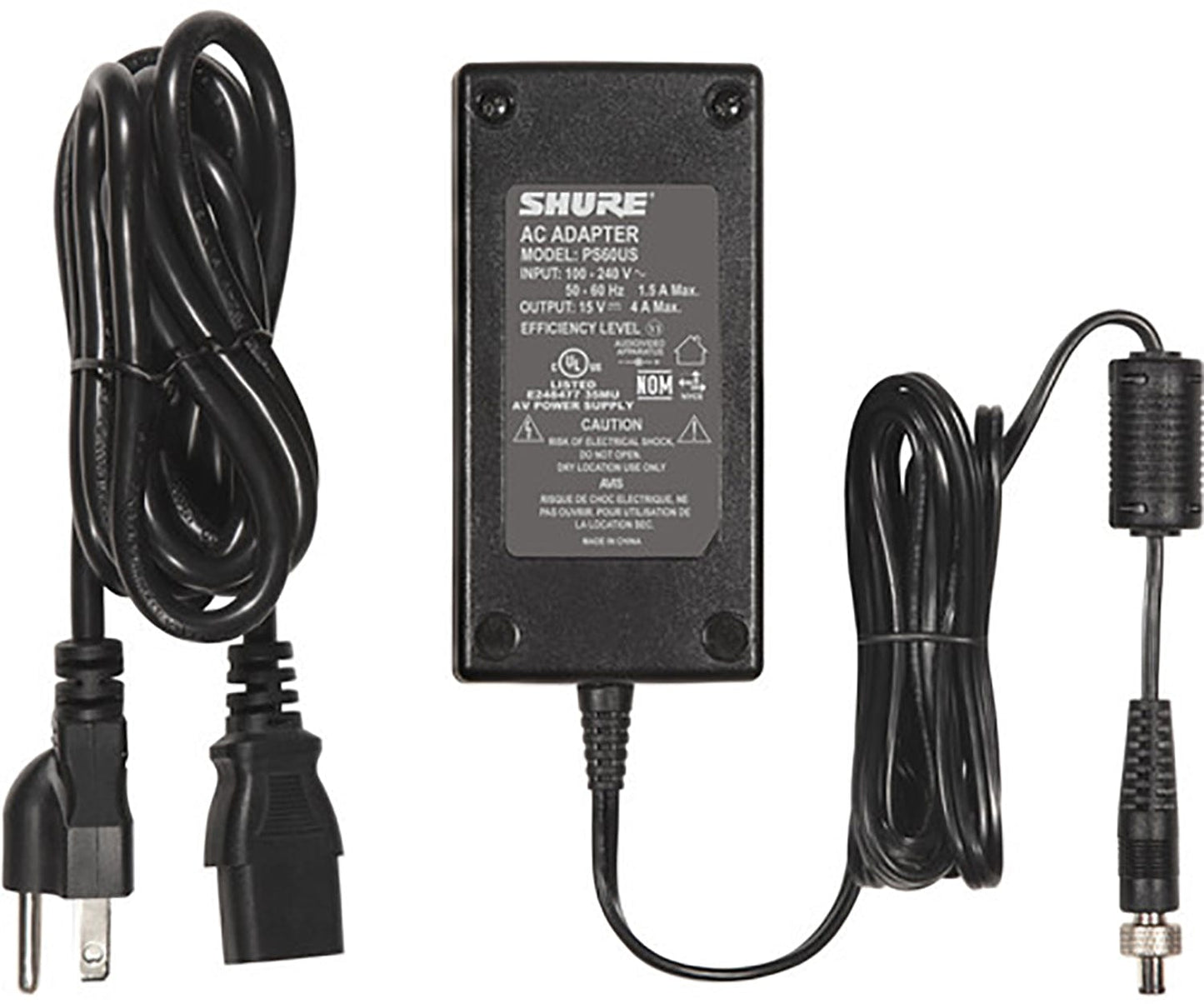Shure SBC80-903 8-bay Charging Station for 8x SB903 Li-Ion Batteries with PS60US Power Supply