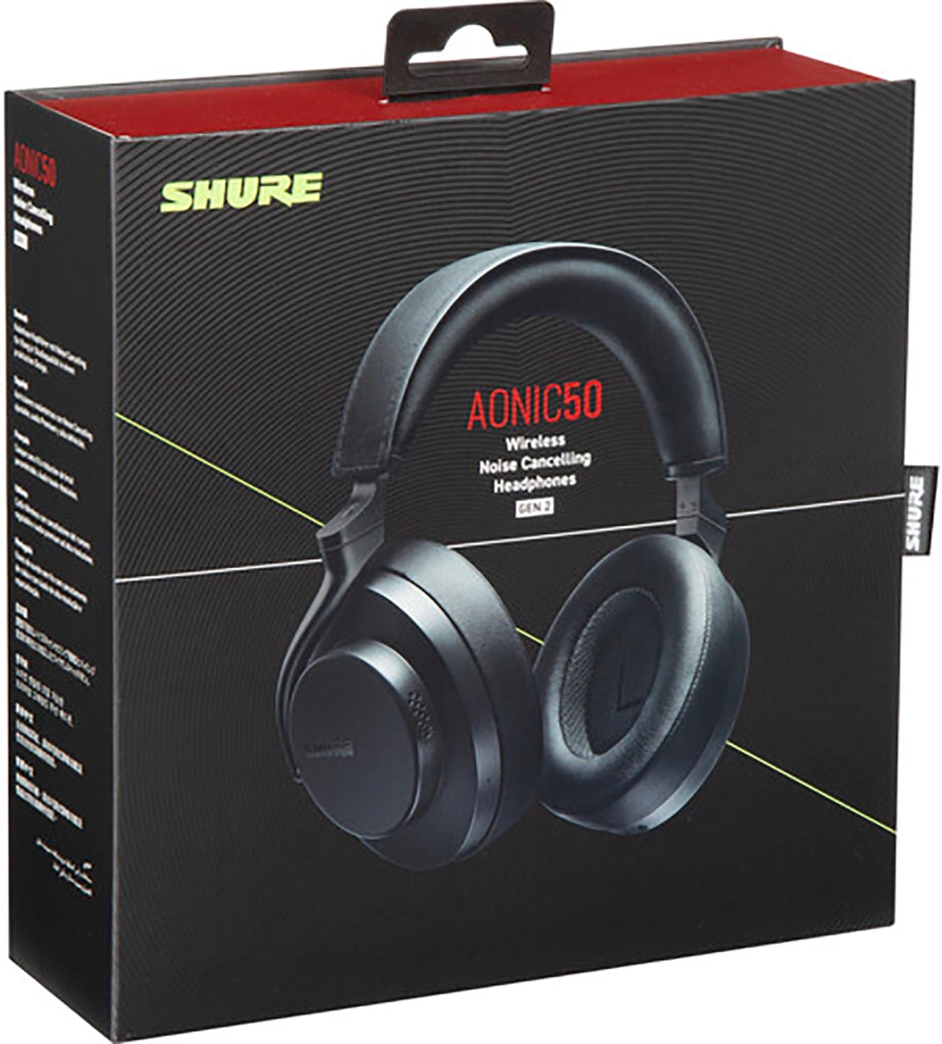 Shure SBH50G2-BK AONIC 50 GEN 2 Wireless Noise Cancelling Headphones - Black