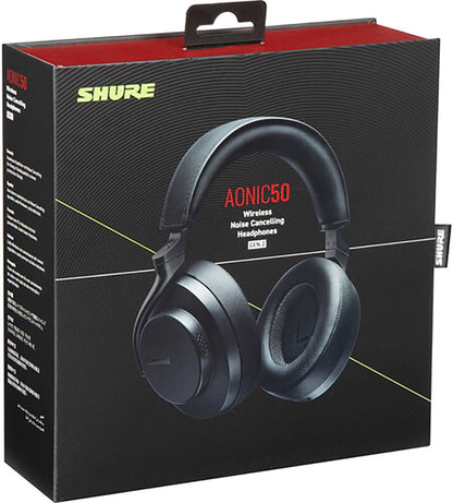 Shure SBH50G2-BK AONIC 50 GEN 2 Wireless Noise Cancelling Headphones - Black