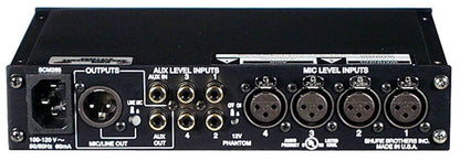 Shure SCM268 4 Ch Microphone Mixer with Phantom