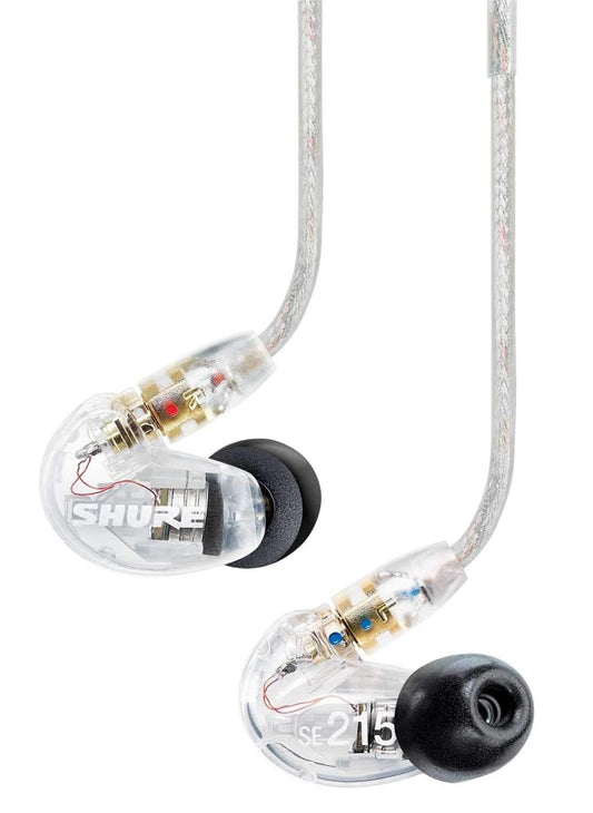 Shure SE215-CL clear sound isolating earphones