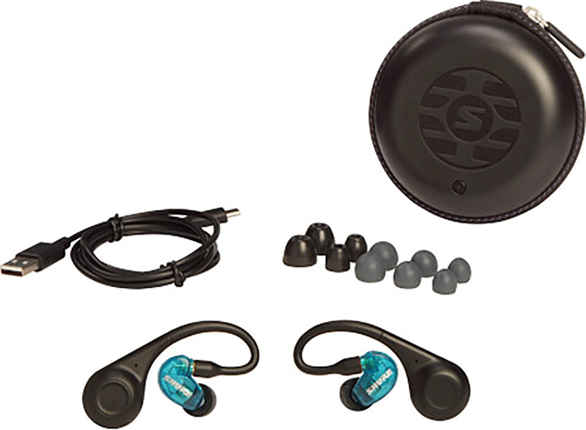 Shure SE21DYBL+TW2 AONIC 215 Gen 2 blue earphones, additional product photo 2