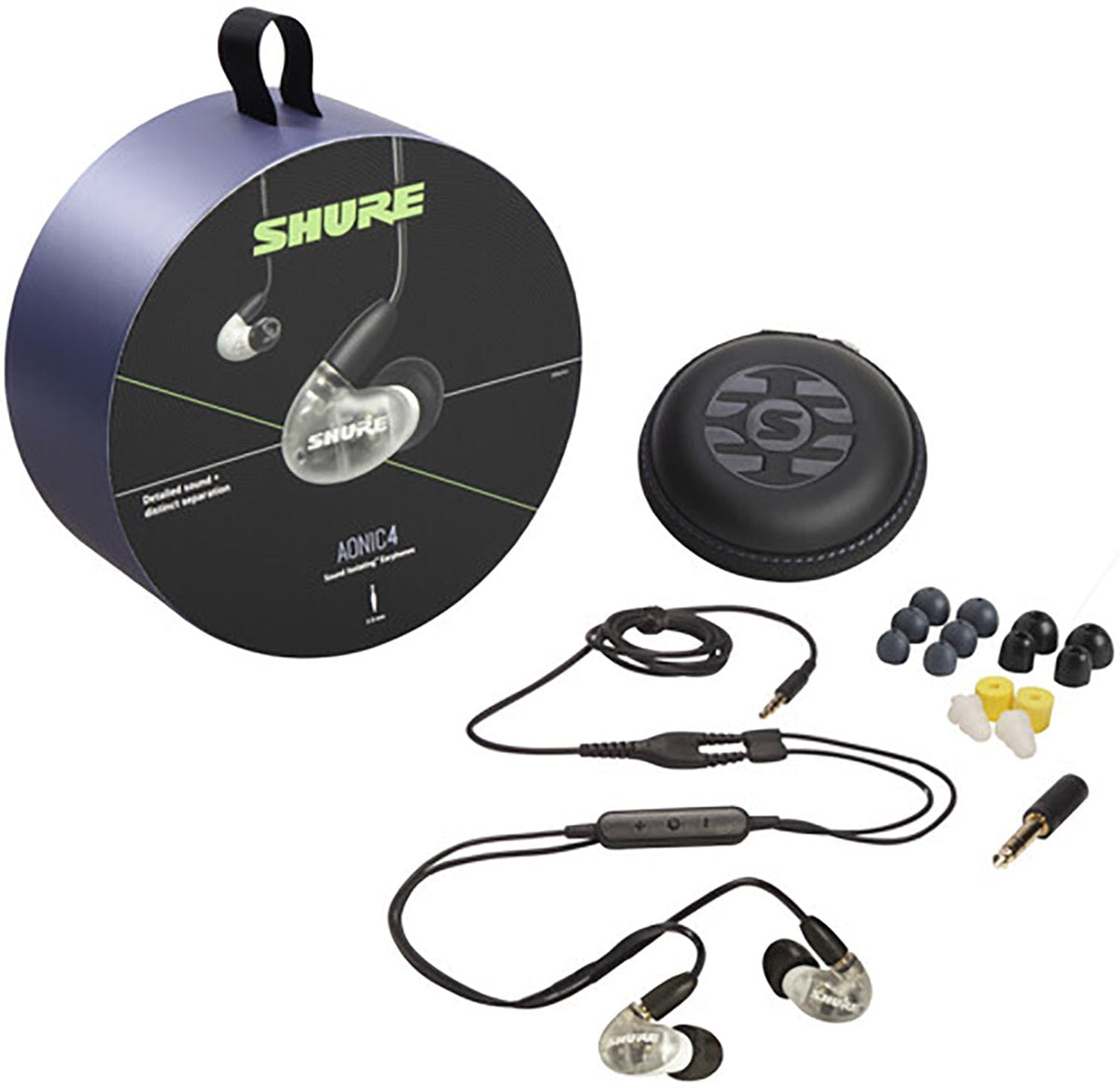 Shure SE42HYW+UNI AONIC 4 white earphones, additional product photo 2