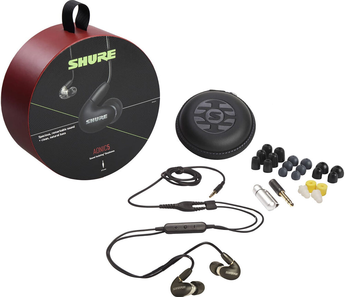 Shure SE53BABK+UNI AONIC 5 black earphones, additional product photo 2
