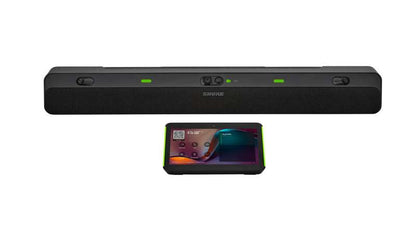 Shure IntelliMix Bar Pro Kit black video bar with 10 inch touch panel