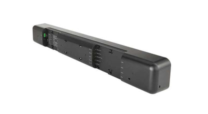 Shure IntelliMix Bar Pro video bar angled side view
