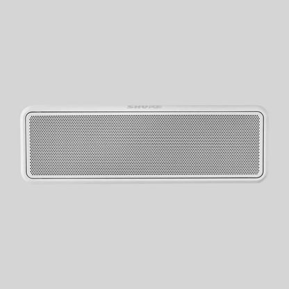 Shure MXP-3 white wall mount passive loudspeaker front grille