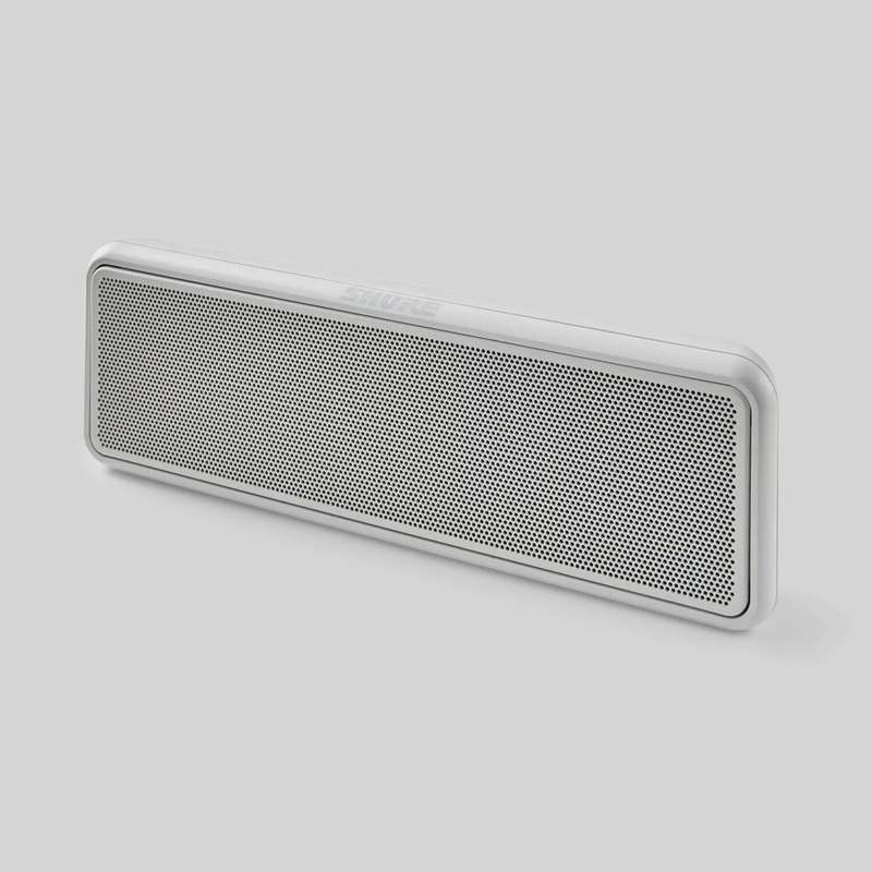 Shure MXP-3 wall loudspeaker angled view