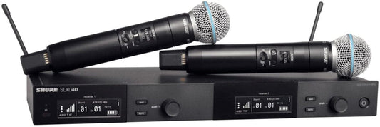 Shure SLXD24D/B58 H55 SLX-D dual handheld wireless system
