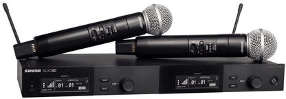Shure SLXD24D/SM58 G58 Dual Wireless System with SM58 Microphone Capsule - G58 Band