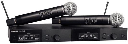 Shure SLXD24D/SM58 H55 SLX-D dual handheld wireless system