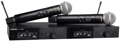 Shure SLXD24D/SM58 J52 Dual Wireless System with SM58 Microphone Capsule - J52 Band