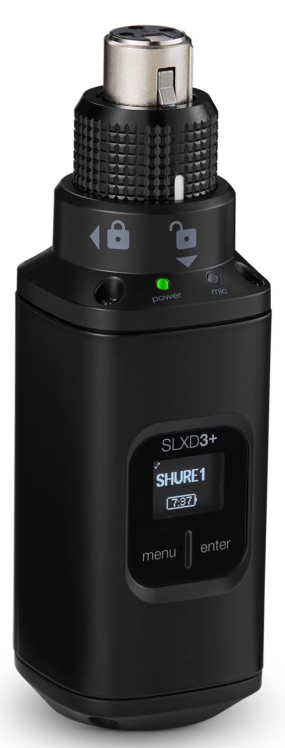 Shure SLXD3+ G57 digital wireless plug-on transmitter, additional product photo 2