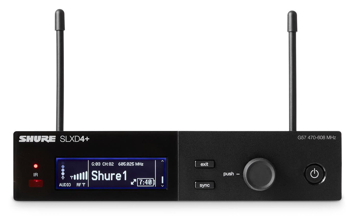 Shure SLXD4+=-G57 Digital Wireless Receiver
