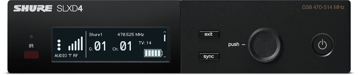 Shure SLXD24/K8B H55 Wireless Vocal System with KSM8 Microphone Capsule - H55 Band