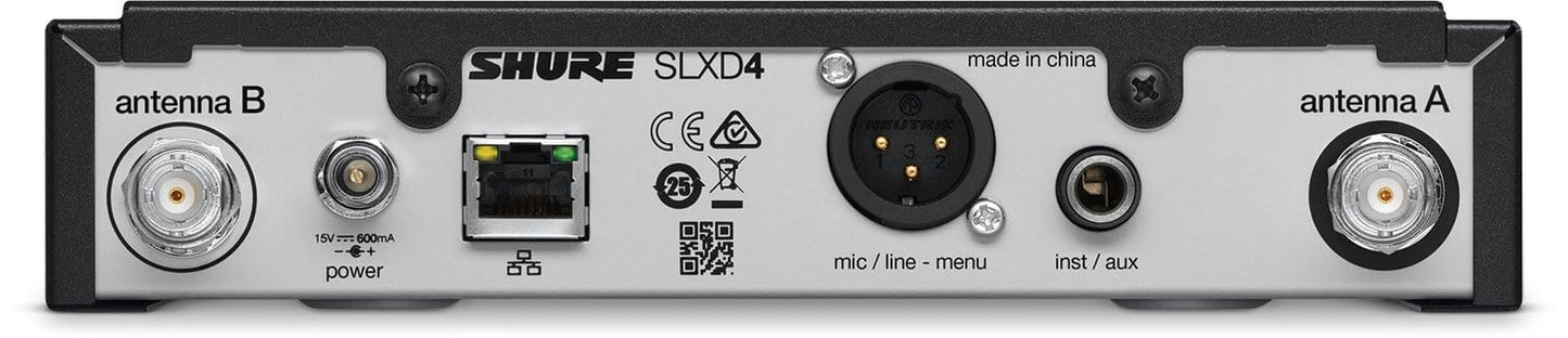 Shure SLXD24/SM58 J52 Wireless Vocal System with SM58 Microphone Capsule - J52 Band