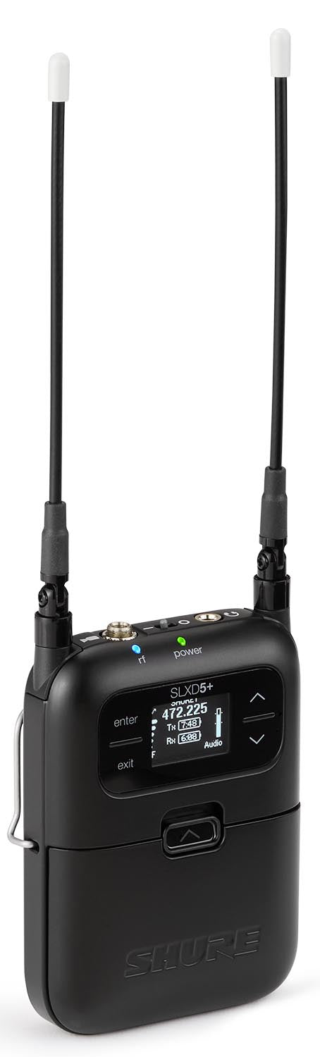 Shure SLXD5+ G57 portable digital wireless receiver, additional product photo 2