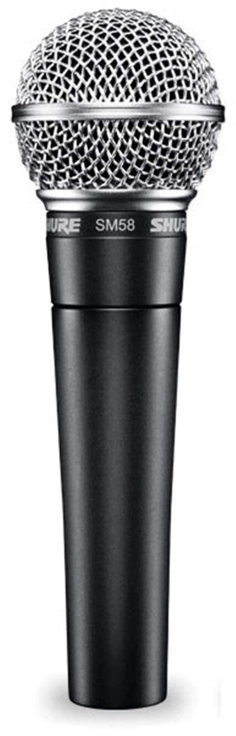 Shure SM58-CN cardioid dynamic vocal microphone with steel mesh grille