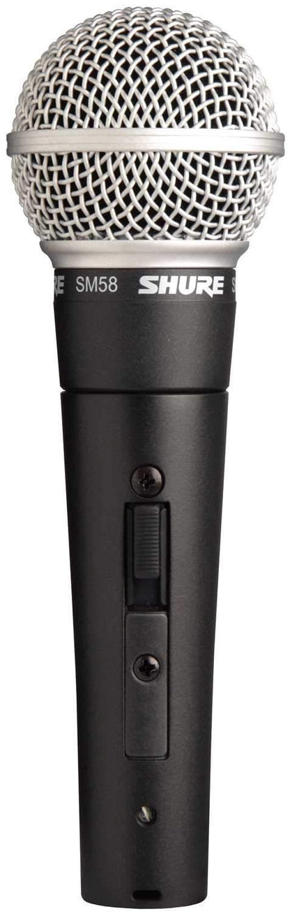Shure SM58S Cardioid Dynamic Vocal Microphone with On-Off Switch