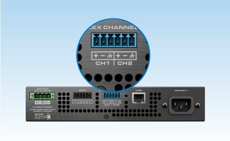 Q-SYS SPA-Qf: 60x4 Four-Channel Network Amplifier, view 2