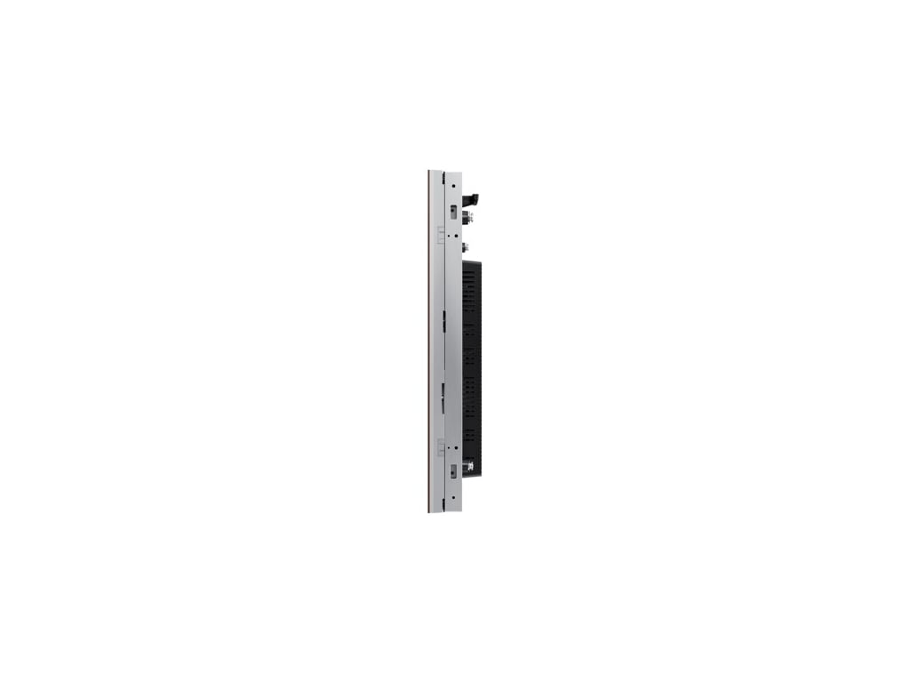 Samsung The Wall IW008J 0.84mm pixel pitch MicroLED cabinet alternate angle view showing bezel and modular frame