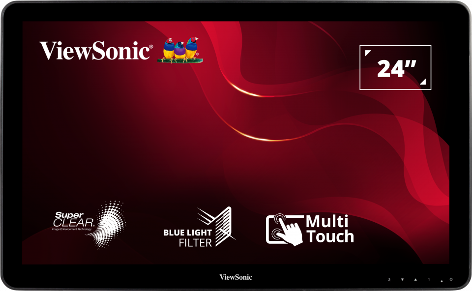 ViewSonic TD2430 24 inch touch monitor front view