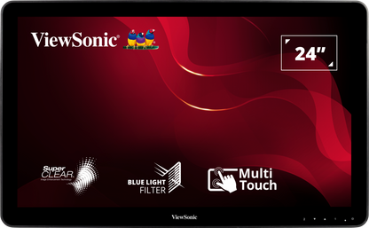 ViewSonic TD2430 24 inch touch monitor front view