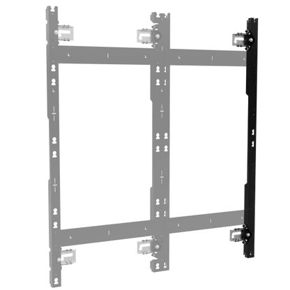 Chief TILD1X4LG2-R TiLED Right dvLED Wall Mount for LG LSCB Ultra Slim, 4 Displays Tall, view 2