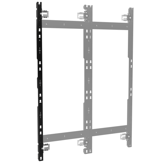 Chief TILD1X5LG2-L TiLED Left dvLED Wall Mount for LG LSCB Ultra Slim, 5 Displays Tall, view 2