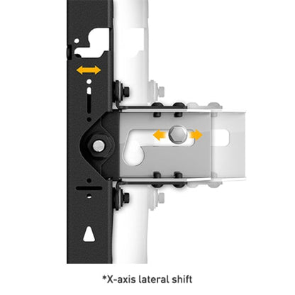 Chief TILD1X4LG2-M TiLED Middle dvLED Wall Mount for LG LSCB Ultra Slim, 4 Displays Tall, view 3