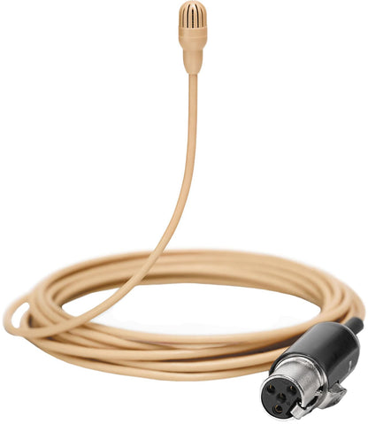 Shure TL46T/O-MTQG TwinPlex Subminiature Omnidirectional Lavalier Microphone with MTQG Plug - Tan
