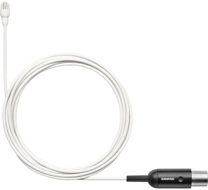 Shure TL46W/O-MTQG TwinPlex Subminiature Omnidirectional Lavalier Microphone with MTQG Plug - White